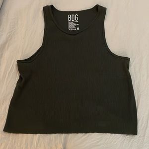 BDG black crop top Medium